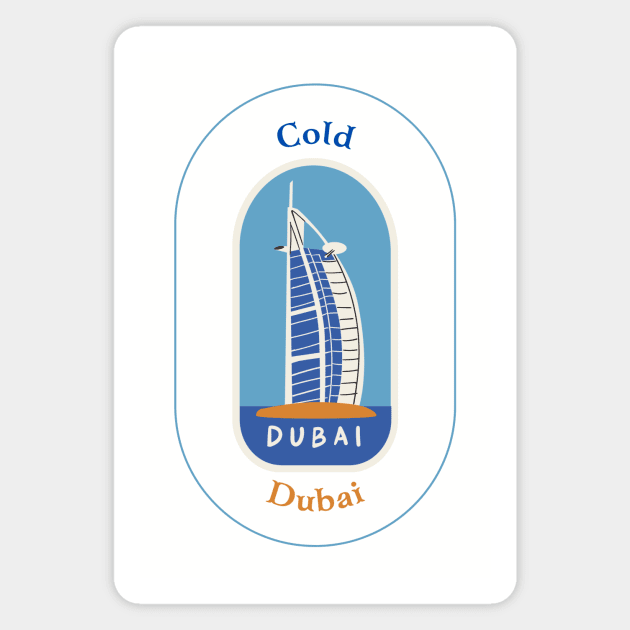 Cold UAE Magnet by soubamagic